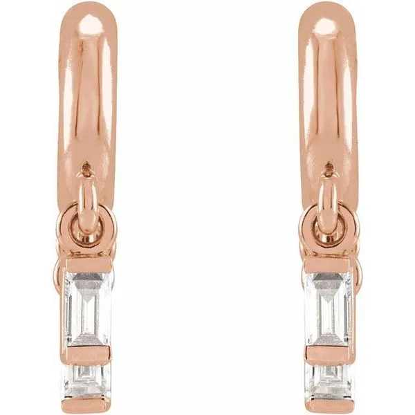 Fringe Hoop Earrings Image 2 J. Meredith Jewelers Delafield, WI