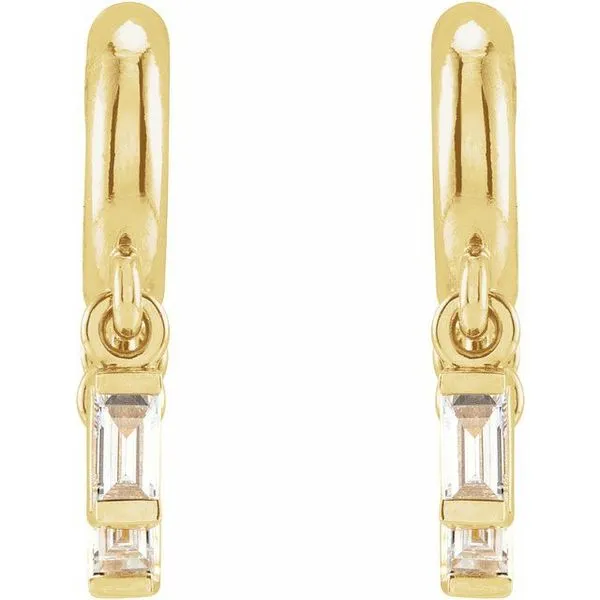 Fringe Hoop Earrings Image 2 Long Jewelers Chesapeake, VA