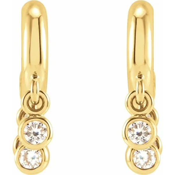 Fringe Hoop Earrings Image 2 Rasmussen Jewelers Spanish Fork, UT