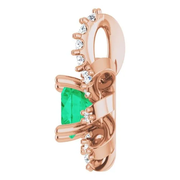 Halo-Style Pendant Image 3 M. J. Thomas Jewelers, Ltd. Stratford, CT