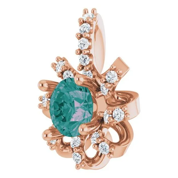 Halo-Style Pendant Image 2 Hopman Jewelers Elkhart, IN