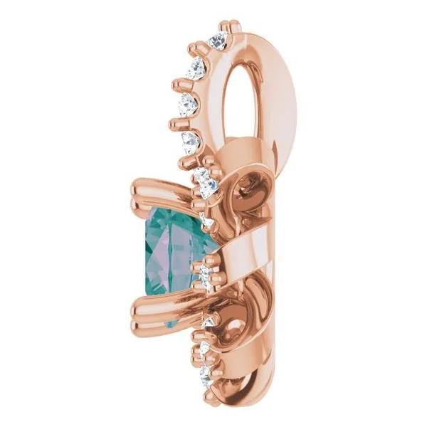 Halo-Style Pendant Image 3 Hopman Jewelers Elkhart, IN