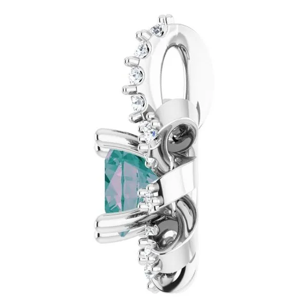 Halo-Style Pendant Image 3 John E. Koller Jewelry Designs owasso, OK