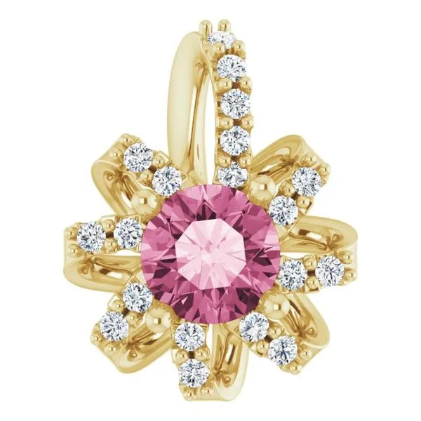 Halo-Style Pendant M. J. Thomas Jewelers, Ltd. Stratford, CT