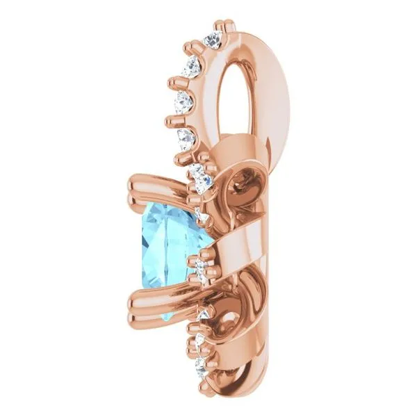 Halo-Style Pendant Image 3 Hopman Jewelers Elkhart, IN