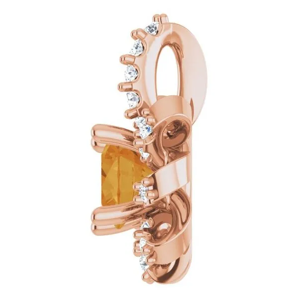 Halo-Style Pendant Image 3 James & Williams Jewelers Berwyn, IL