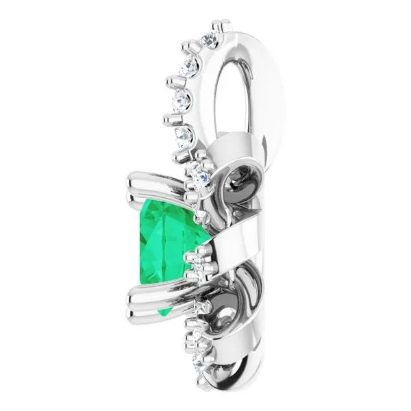 Halo-Style Pendant Image 3 Douglas Jewelers Conroe, TX