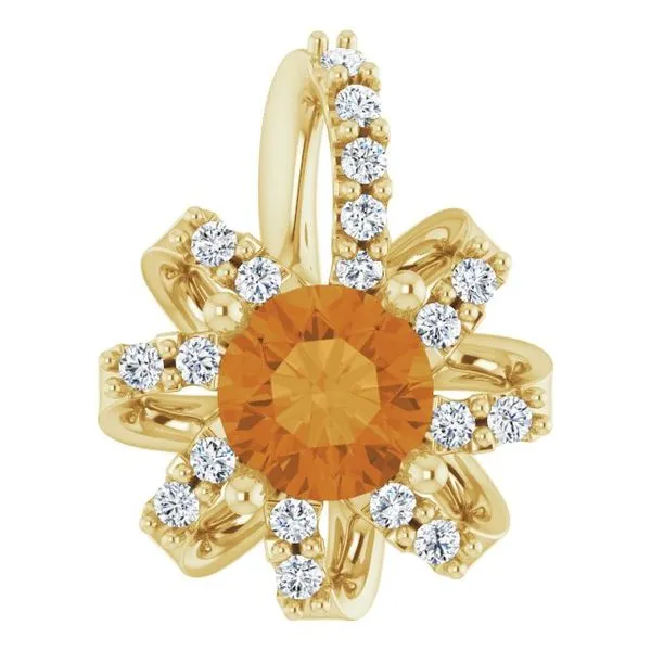 Halo-Style Pendant Cherry Street Jewelers Tulsa, OK