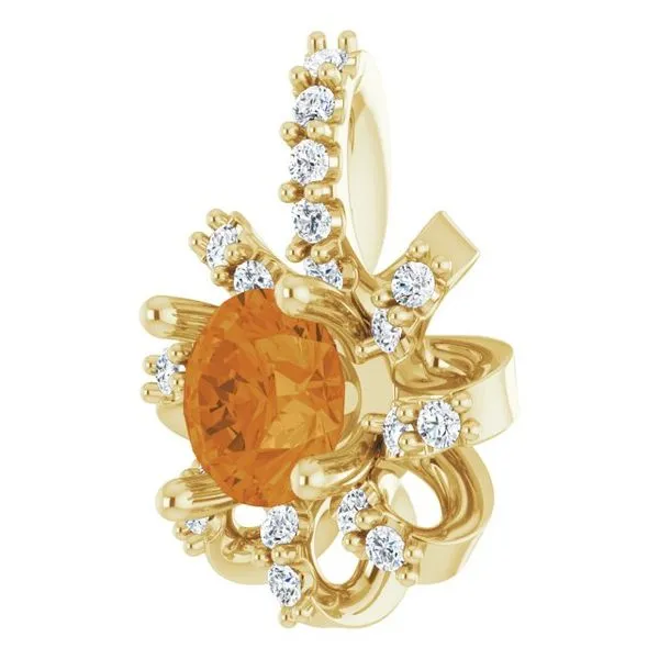 Halo-Style Pendant Image 2 Hopman Jewelers Elkhart, IN