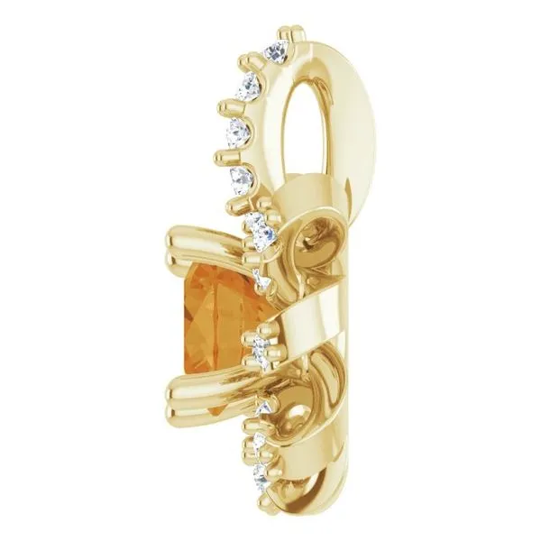 Halo-Style Pendant Image 3 Rick's Jewelers California, MD