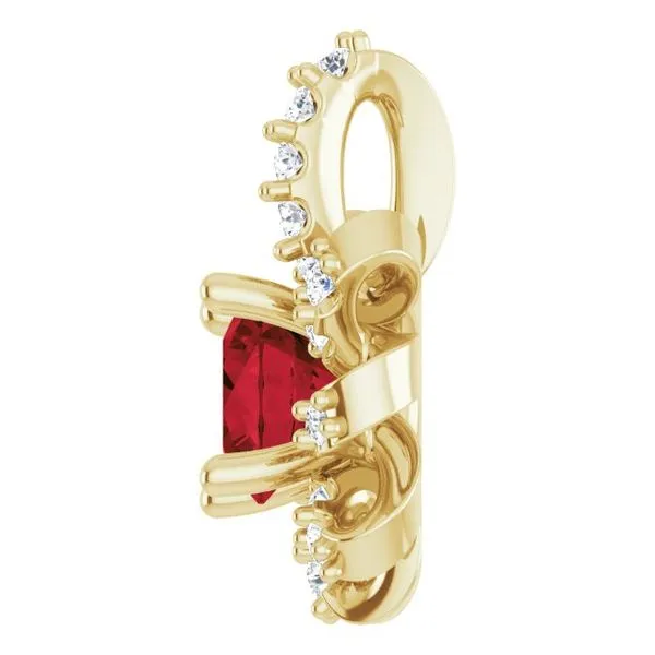 Halo-Style Pendant Image 3 Rasmussen Jewelers Spanish Fork, UT