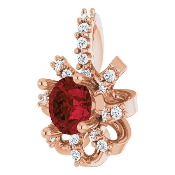 Halo-Style Pendant Image 2 J. Meredith Jewelers Delafield, WI