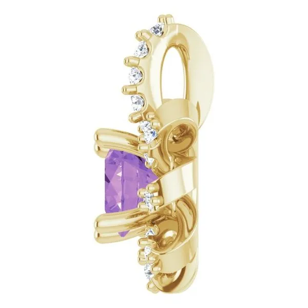 Halo-Style Pendant Image 3 Rasmussen Jewelers Spanish Fork, UT