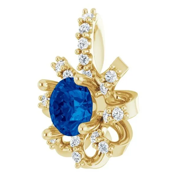 Halo-Style Pendant Image 2 Hopman Jewelers Elkhart, IN