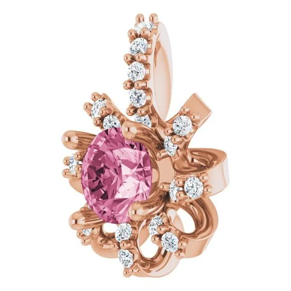 Halo-Style Pendant Image 2 D'Errico Jewelry Scarsdale, NY