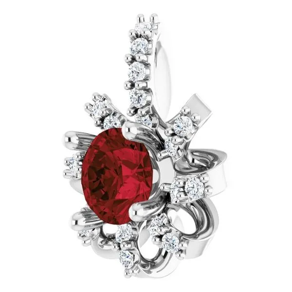 Halo-Style Pendant Image 2 Rasmussen Jewelers Spanish Fork, UT