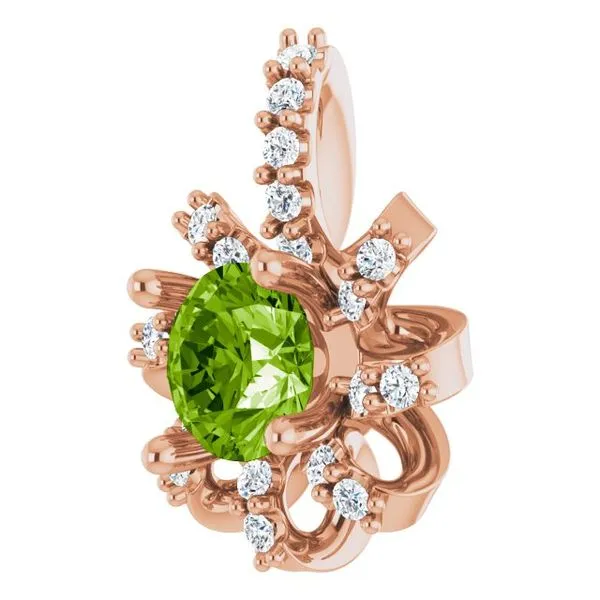 Halo-Style Pendant Image 2 Hopman Jewelers Elkhart, IN