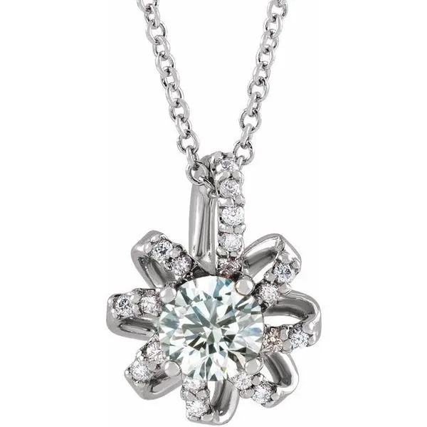 Halo-Style Necklace J. Meredith Jewelers Delafield, WI