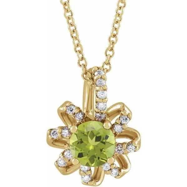 Halo-Style Necklace Long Jewelers Chesapeake, VA