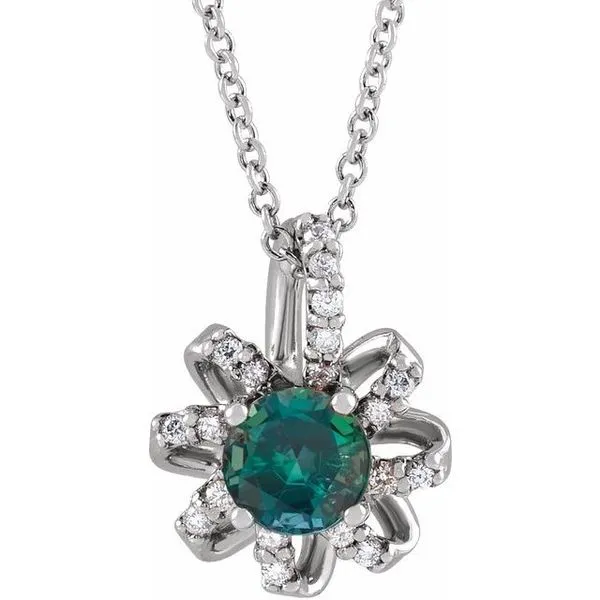 Halo-Style Necklace Boyd Jewelers Wesley Chapel, FL