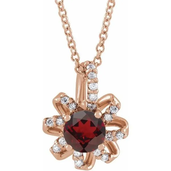 Halo-Style Necklace James & Williams Jewelers Berwyn, IL