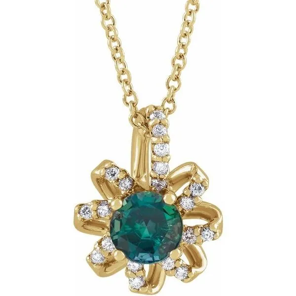 Halo-Style Necklace J. Meredith Jewelers Delafield, WI