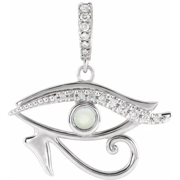 Eye of Horus Pendant James Wolf Jewelers Mason, OH