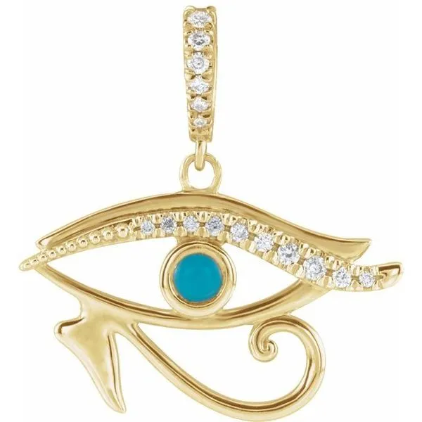Eye of Horus Pendant J. Meredith Jewelers Delafield, WI