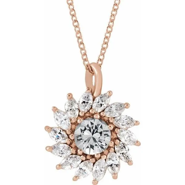 Halo-Style Necklace McCoy Jewelers Bartlesville, OK