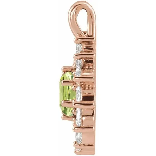 Halo-Style Pendant Image 2 Hopman Jewelers Elkhart, IN