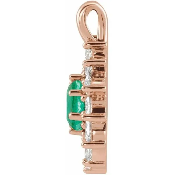Halo-Style Pendant Image 2 CMS Fine Jewelers Wooster, OH