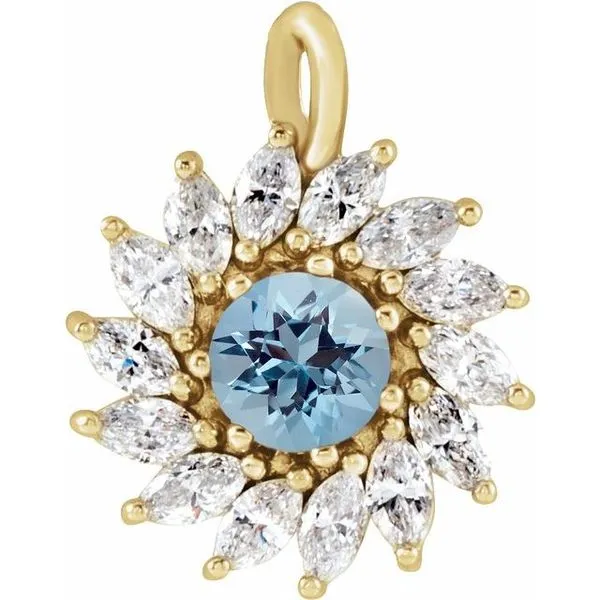 Halo-Style Pendant M. J. Thomas Jewelers, Ltd. Stratford, CT