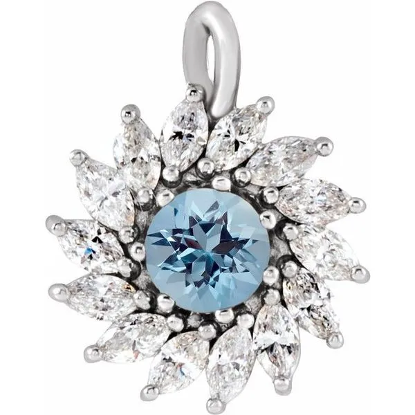 Halo-Style Pendant Douglas Jewelers Conroe, TX
