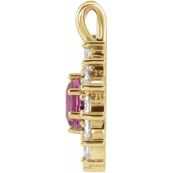 Halo-Style Pendant Image 2 G.G. Gems, Inc. Scottsdale, AZ