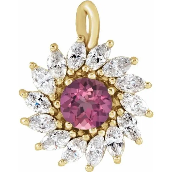 Halo-Style Pendant Hopman Jewelers Elkhart, IN