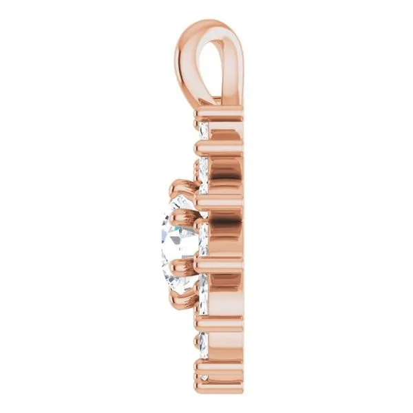 Halo-Style Pendant Image 3 D'Errico Jewelry Scarsdale, NY