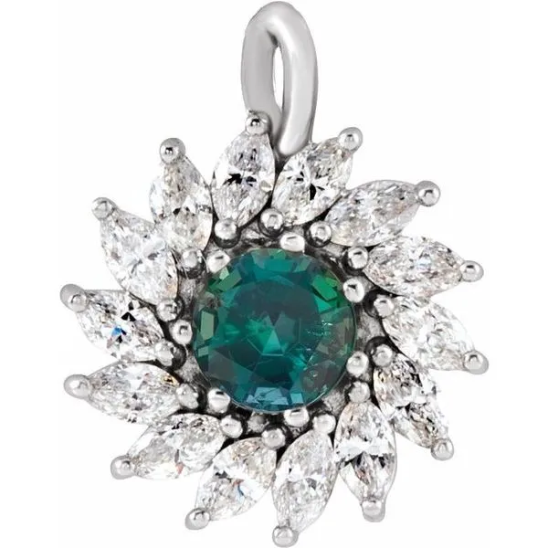 Halo-Style Pendant Spath Jewelers Bartow, FL