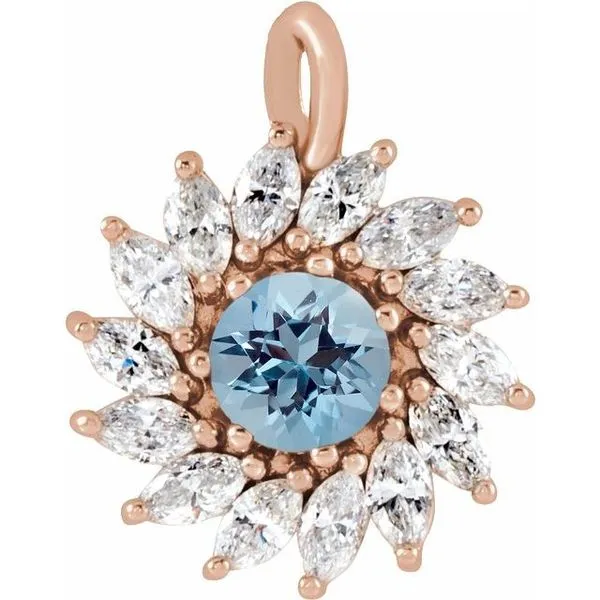 Halo-Style Pendant Long Jewelers Chesapeake, VA