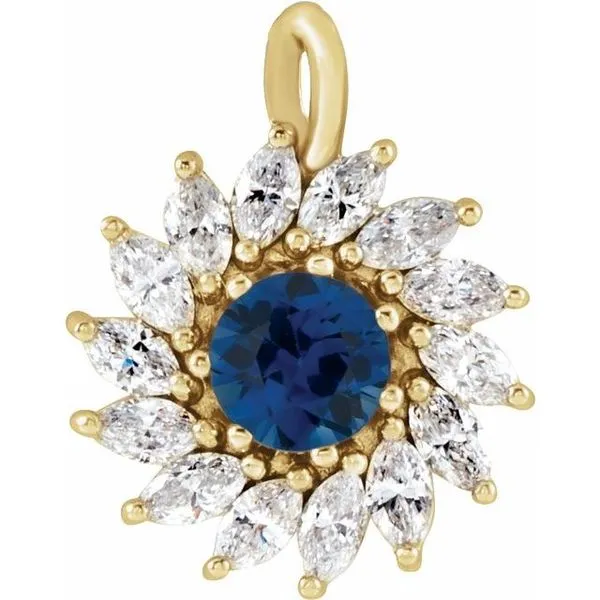 Halo-Style Pendant Atlanta West Jewelry Douglasville, GA