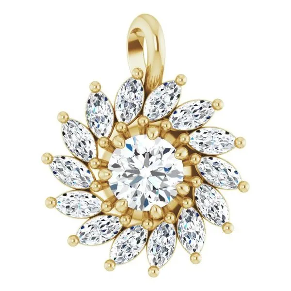 Halo-Style Pendant James & Williams Jewelers Berwyn, IL