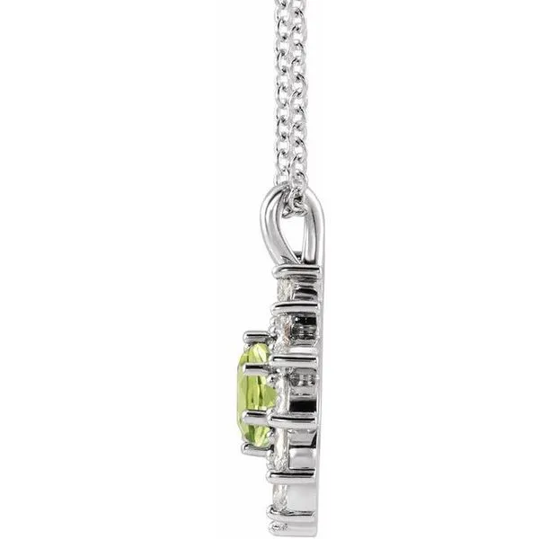 Halo-Style Necklace Image 2 Smith Jewelers Franklin, VA