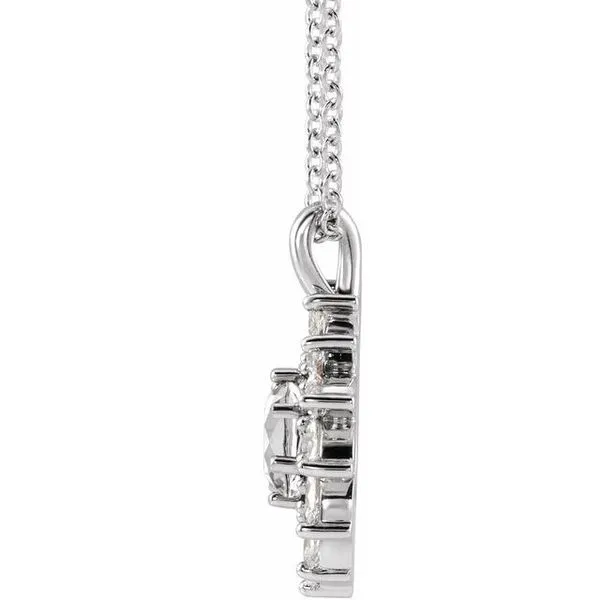 Halo-Style Necklace Image 2 Comstock Jewelers Edmonds, WA