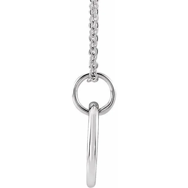 Engravable Accented Necklace Image 2 Rasmussen Jewelers Spanish Fork, UT