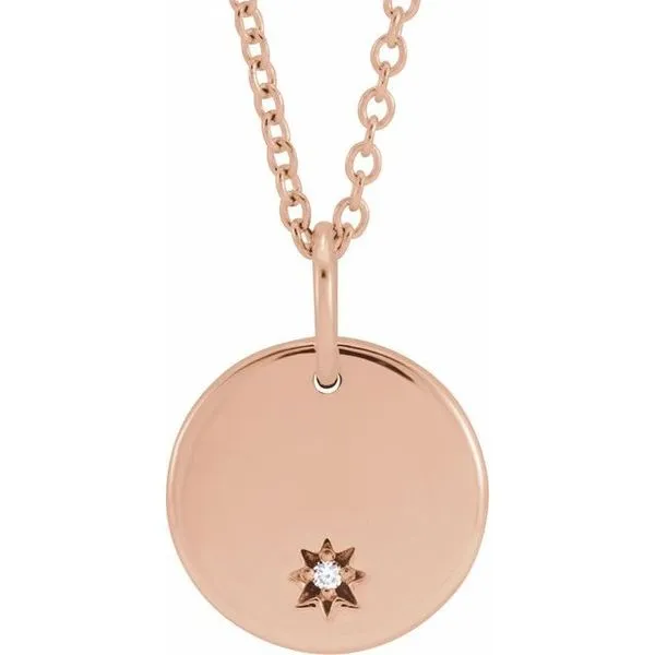 Engravable Accented Necklace Rasmussen Jewelers Spanish Fork, UT