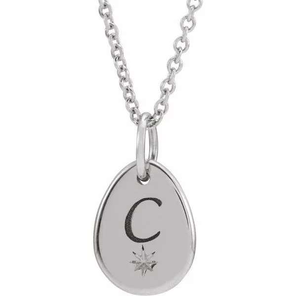 Engravable Necklace Image 3 J. Meredith Jewelers Delafield, WI