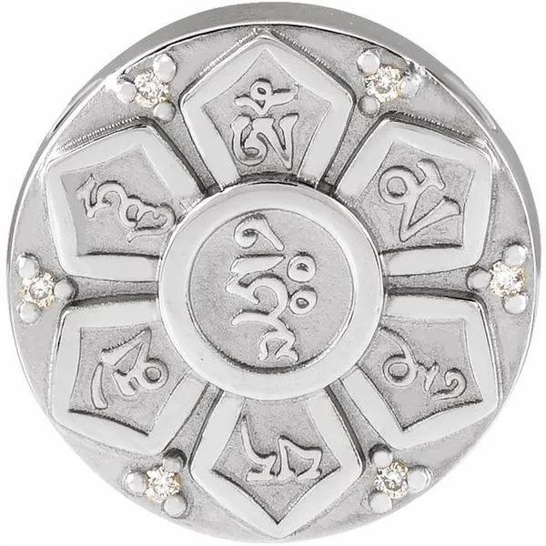 Accented Mantra Pendant Michael's Jewelry North Wilkesboro, NC