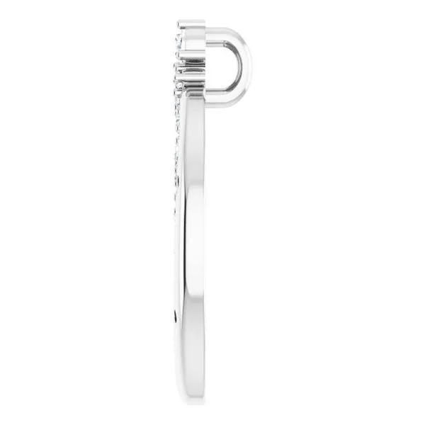Crescent Moon Pendant Image 3 Moseley Diamond Showcase Inc Lexington, SC
