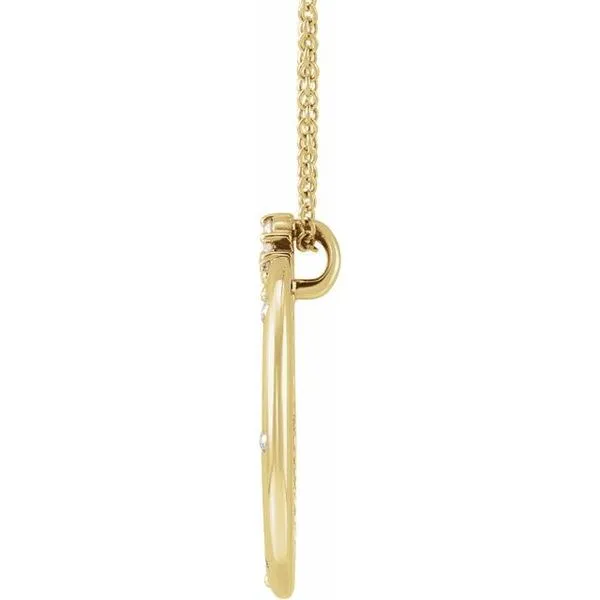 Crescent Moon Necklace Image 2 Cravens & Lewis Jewelers Georgetown, KY