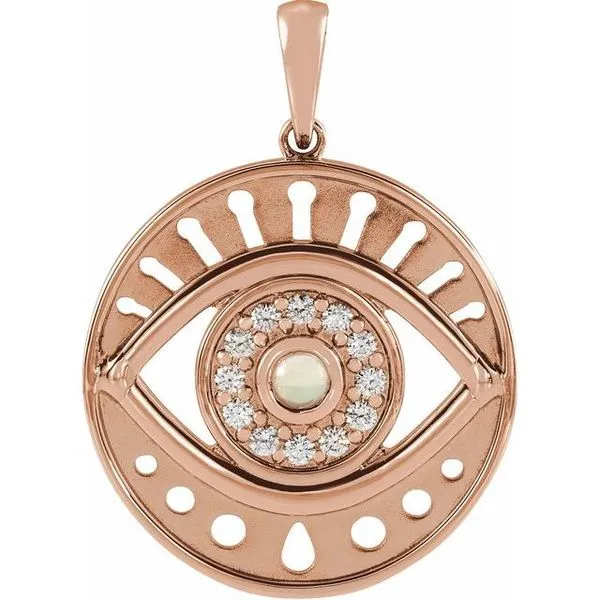 Accented Evil Eye Pendant Hopman Jewelers Elkhart, IN
