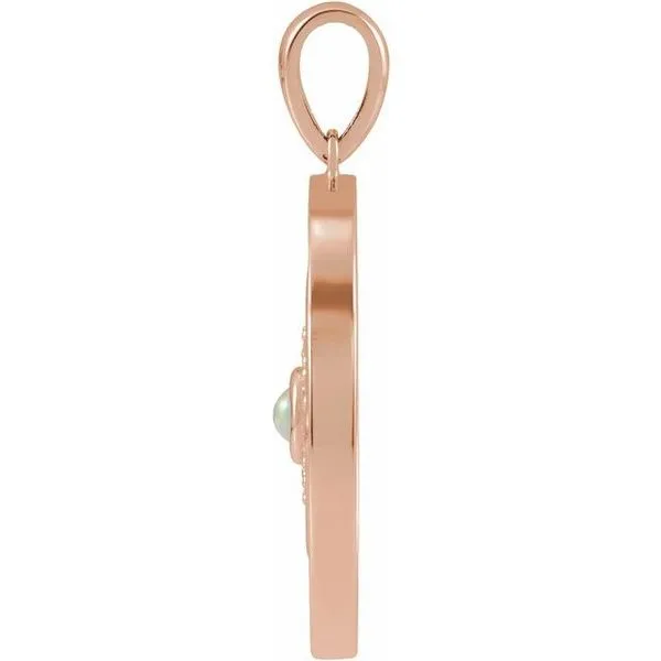 Accented Evil Eye Pendant Image 2 Rasmussen Jewelers Spanish Fork, UT